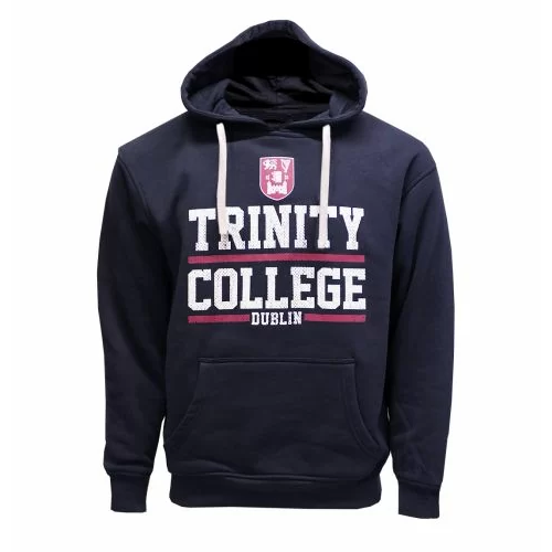 Trinity College Dublin Mesh Hoodie - Navy/ White Colour
