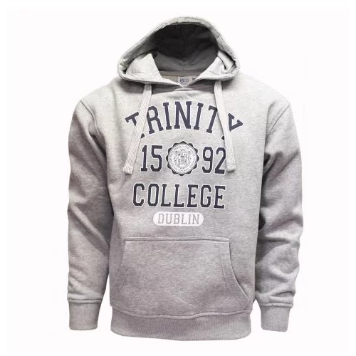 Trinity College Dublin 1592 Hoody - Grey Marl And Navy Colour
