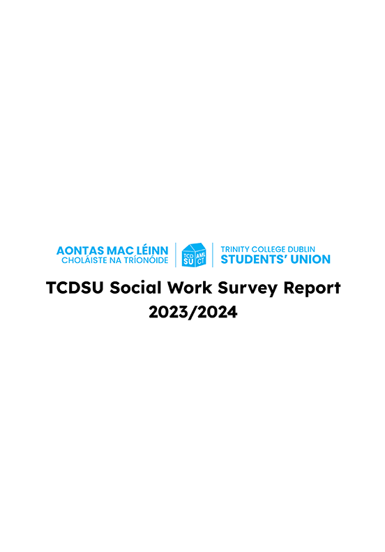 TCDSU Social Work Survey Report 2023-2024