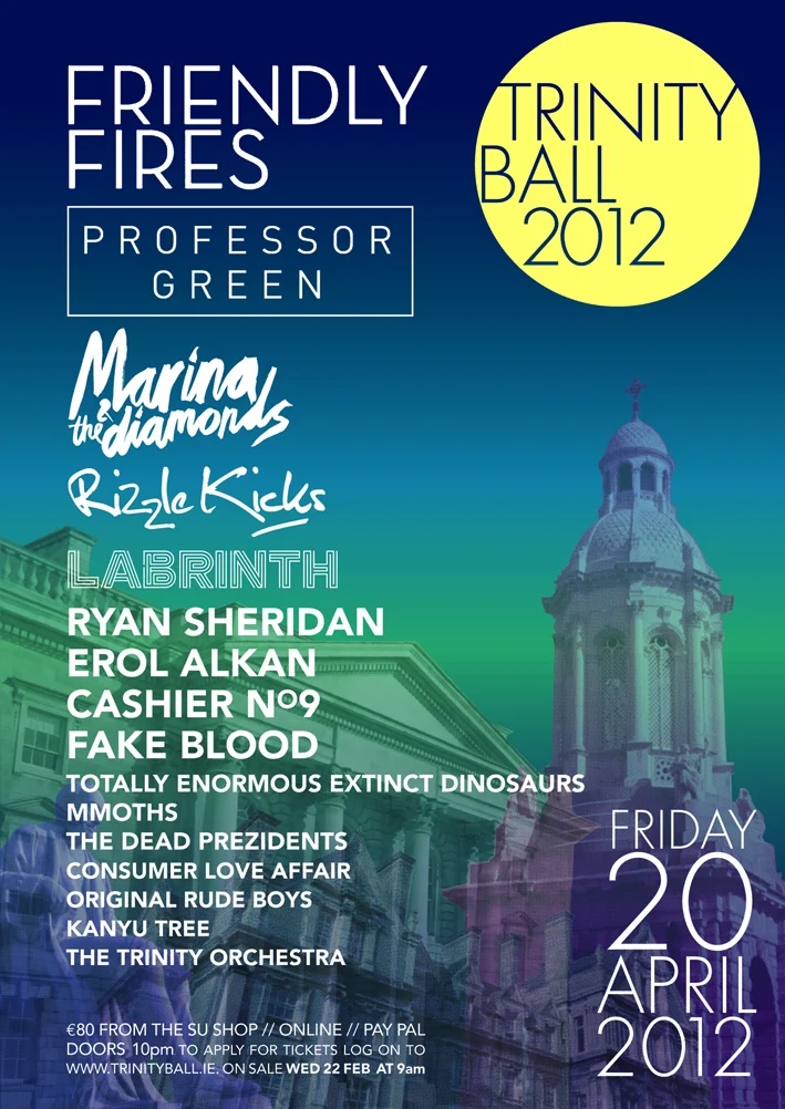 Trinity Ball 2012 Poster